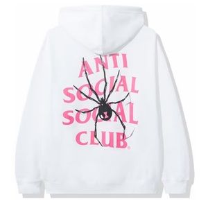 Anti Social Social Club Bitter white hoodie NWT